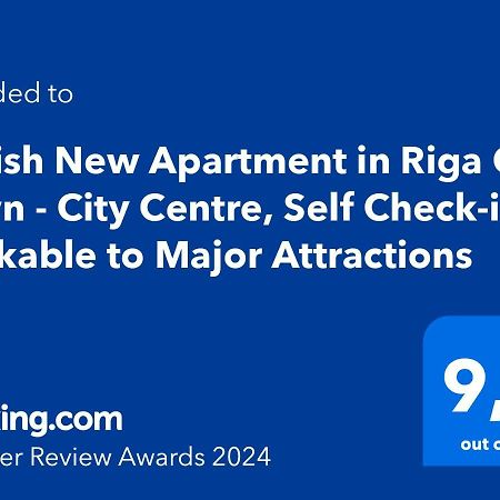 Stylish New Apartment In Riga Old Town - City Centre, Self Check-In, Walkable To Major Attractions Exteriér fotografie