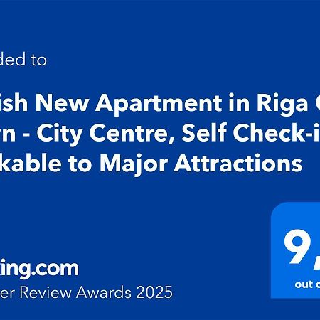 Stylish New Apartment In Riga Old Town - City Centre, Self Check-In, Walkable To Major Attractions Exteriér fotografie