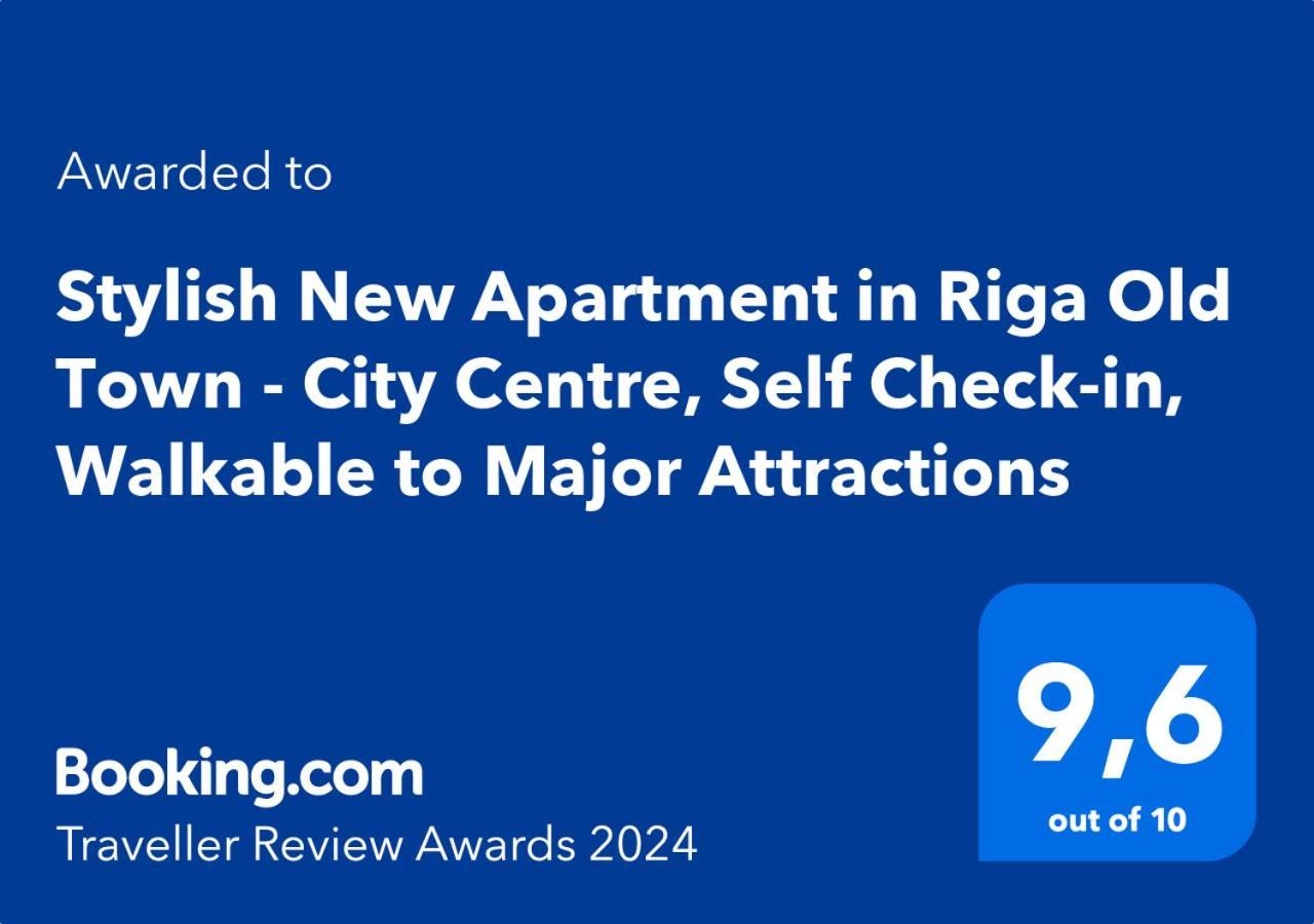 Stylish New Apartment In Riga Old Town - City Centre, Self Check-In, Walkable To Major Attractions Exteriér fotografie